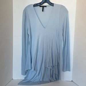 BCBG MAXAZRIA Women Long Sleeve Tunic Shirt Size S